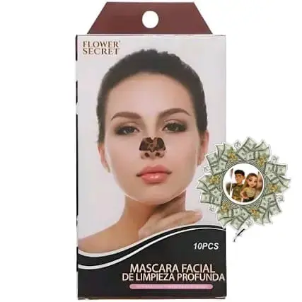 Mascarilla negra Flower Secret - 2