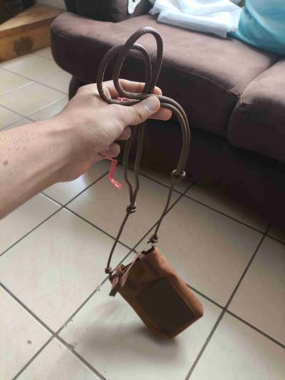 Cartera de mano marrón - miniatura 2