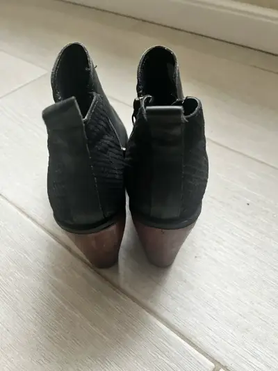 Botines negros con plataforma - miniatura 5