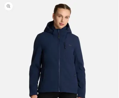 Chaqueta azul con capucha - miniatura 1
