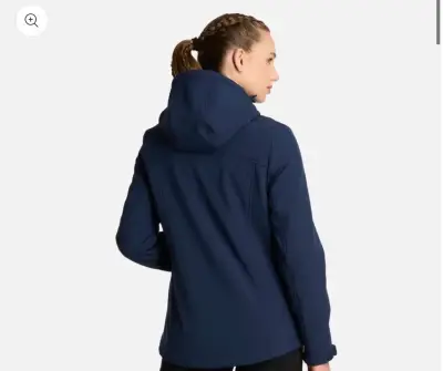 Chaqueta azul con capucha - miniatura 2