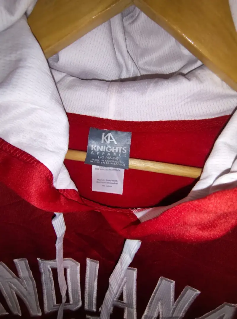 Marca KNIGHTS APPAREL, Polerón rojo con capucha - 2