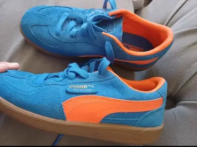 Zapatillas azules Puma Palermo - miniatura 2