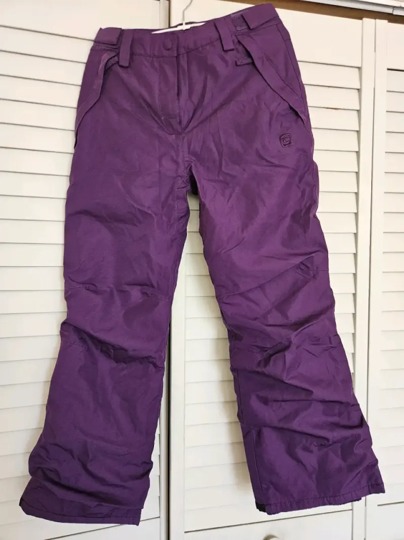Pantalones de nieve morados - 1