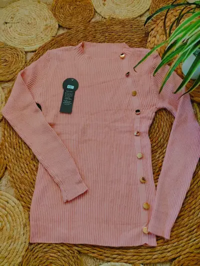 Polera de manga larga con botones - miniatura 5