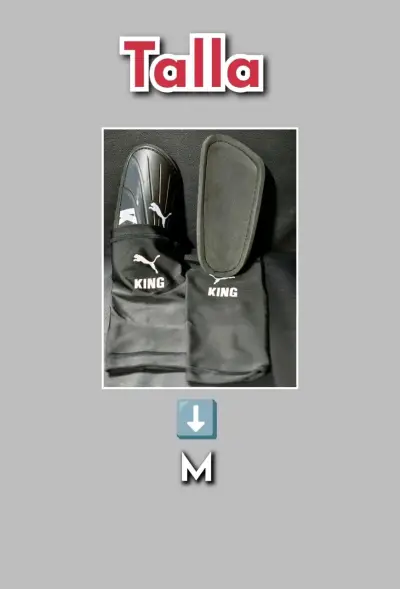 Canilleras Puma King negras - miniatura 1