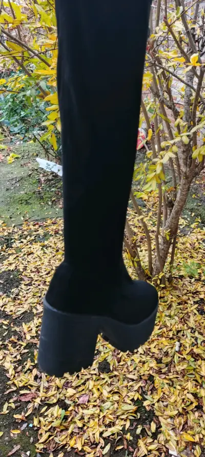 Botas negras con plataforma C/Moran - miniatura 3