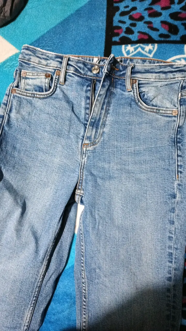 Jeans azules marca ZARA - 3