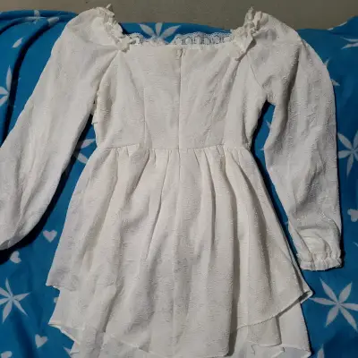 Vestido blanco tipo muñeca - miniatura 2