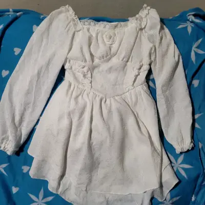 Vestido blanco tipo muñeca - miniatura 3