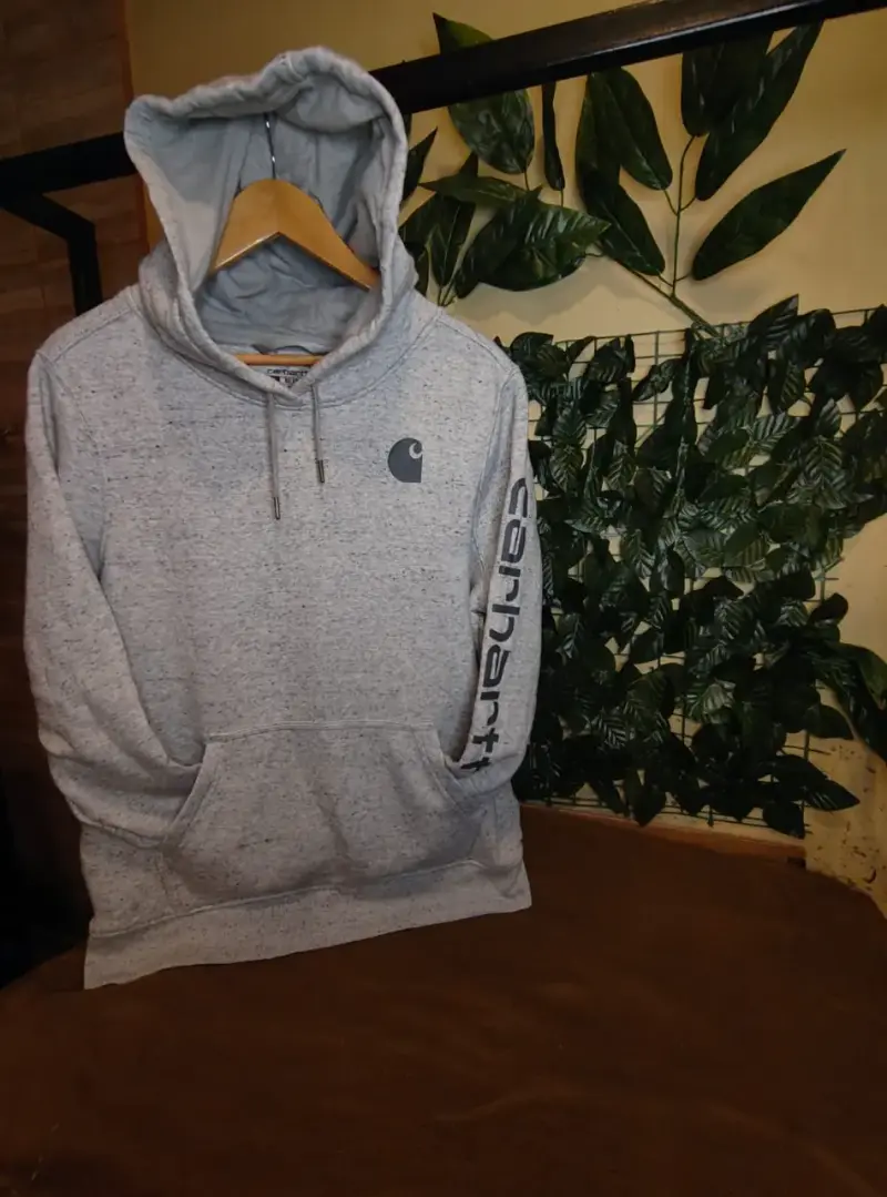 Polerón gris con capucha Carhartt - 1