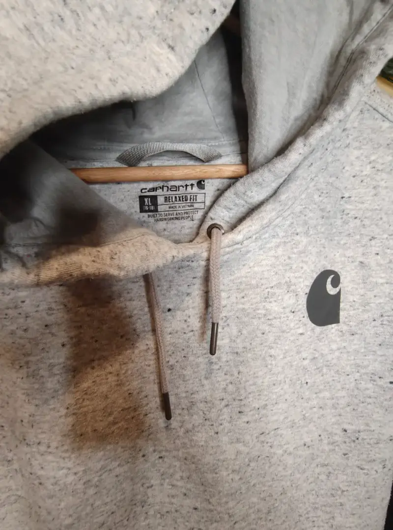 Polerón gris con capucha Carhartt - 2