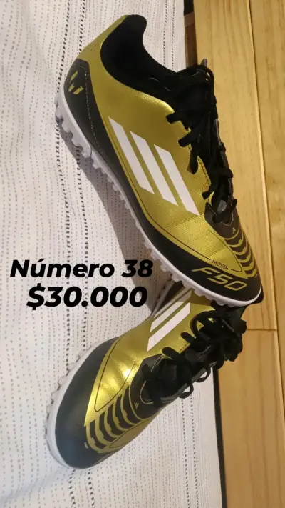 Zapatillas deportivas doradas - miniatura 1