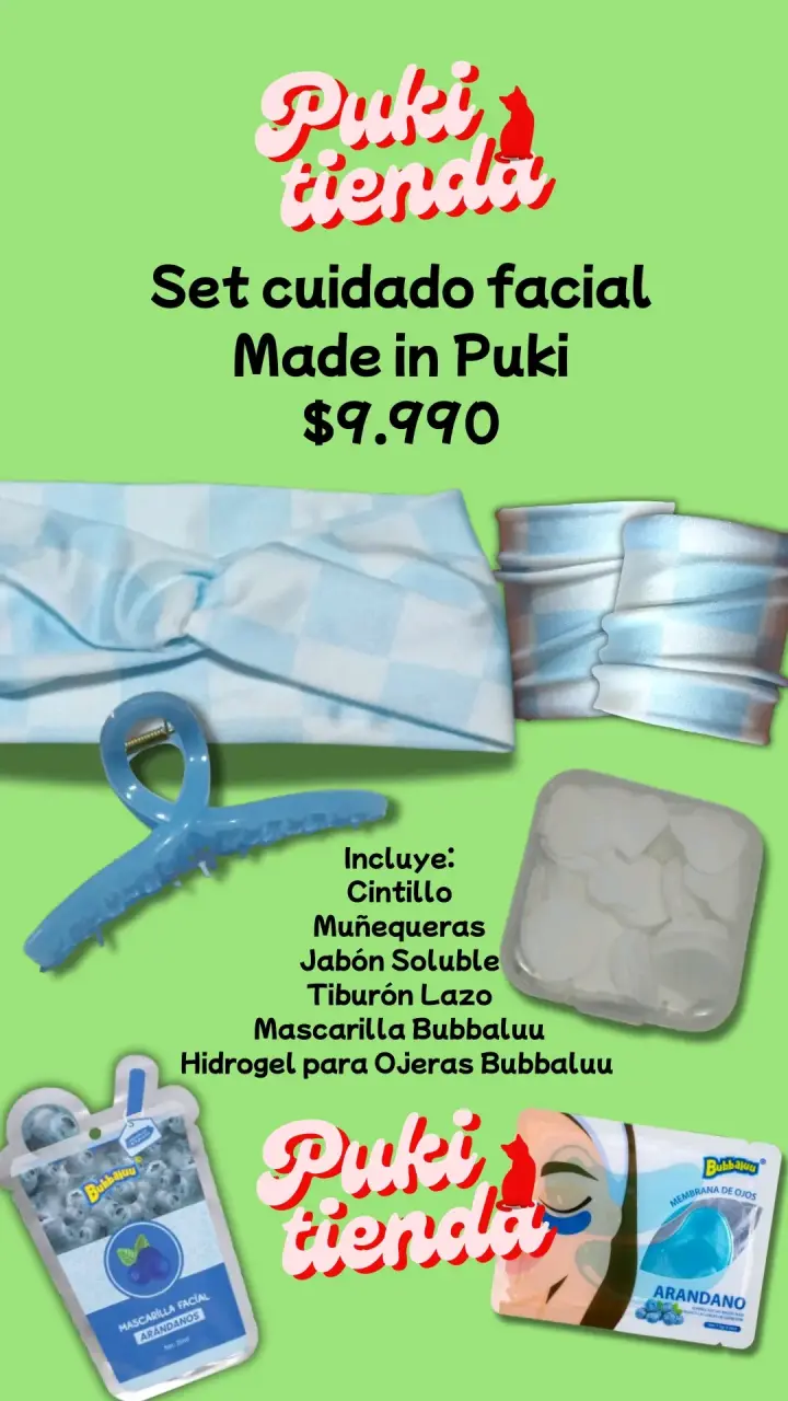 Set cuidado facial Puki - 5