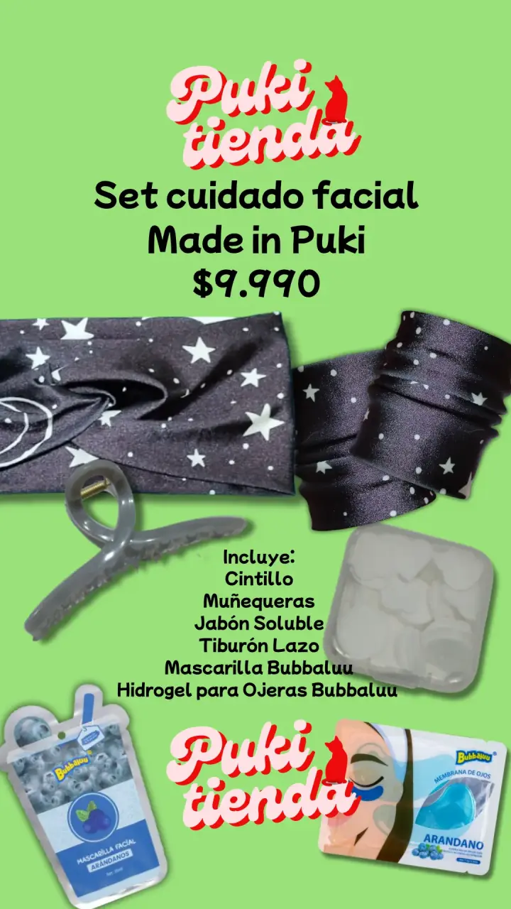 Set cuidado facial Puki - 6