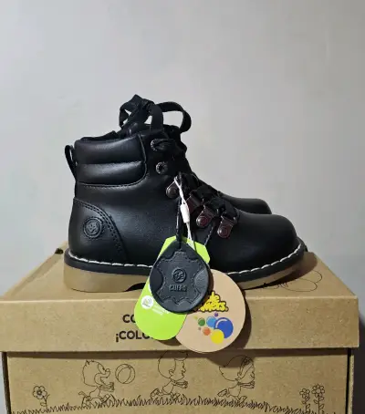 Botines de cuero para niña - miniatura 1
