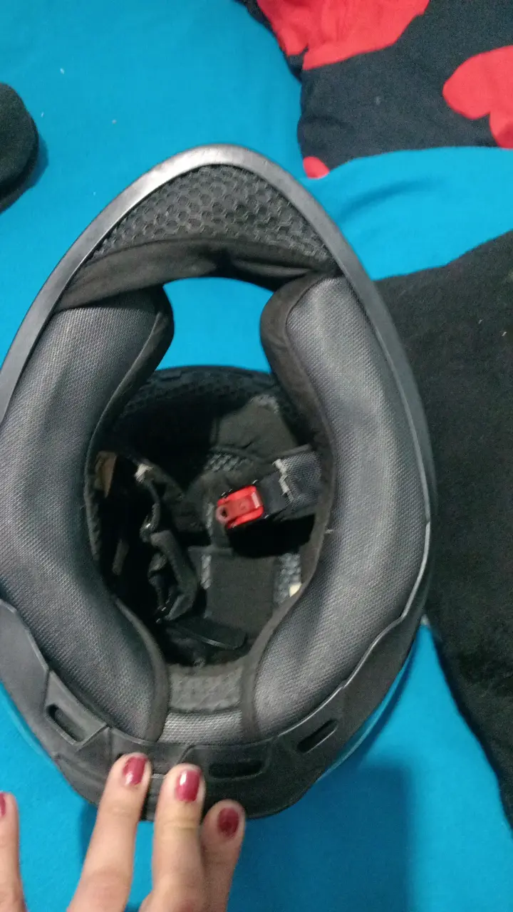 Casco de moto Acerbis gris - 2