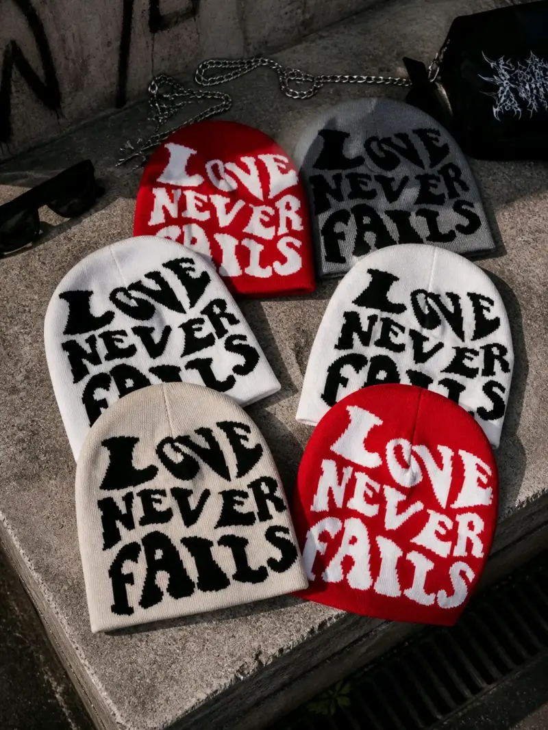 Gorros estampados 'Love Never Fails' - 1
