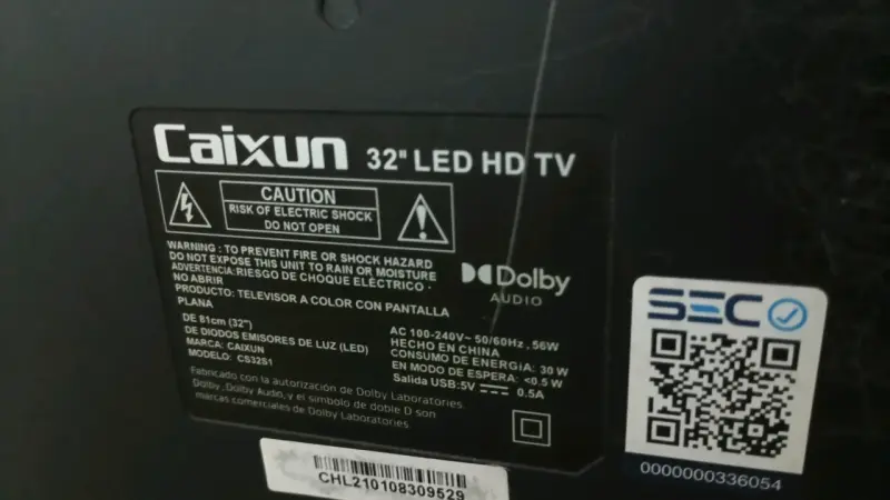 Televisor Caixun 32 pulgadas - 2