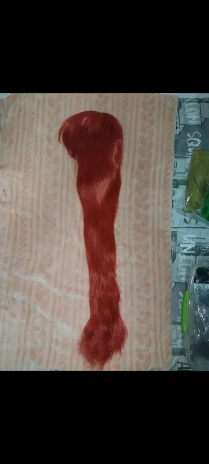 Peluca roja cosplay - 2