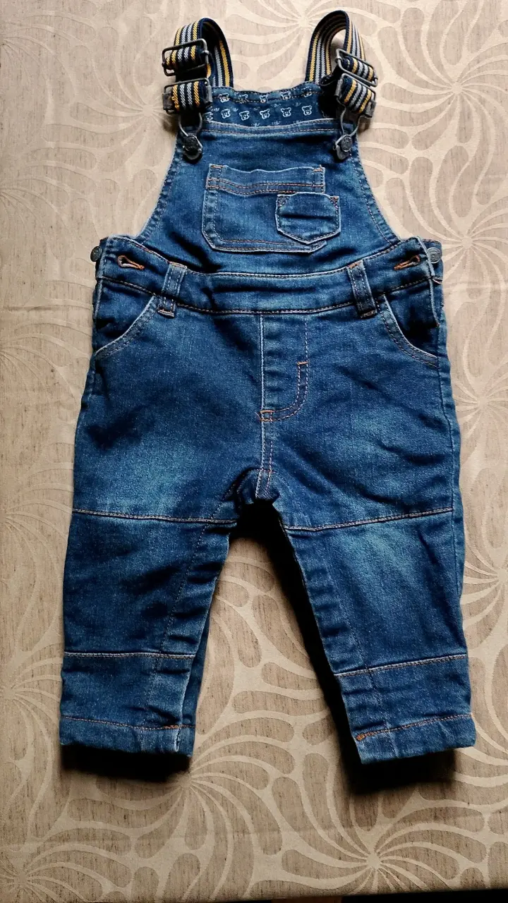 Jardinerade mezclilla infantil 6 meses - 2