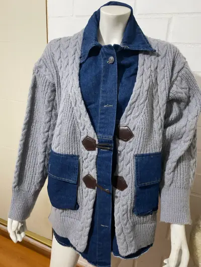 Chaqueta beige con forro de lana - miniatura 4