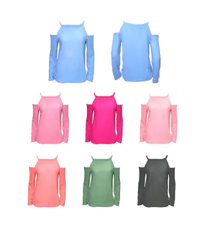 Poleras mujer con hombros descubiertos - miniatura 2
