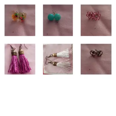 Set de 23 pares de  aros variados - miniatura 1