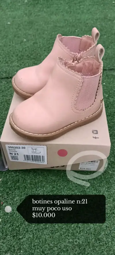 Botines rosados Opaline T21 - miniatura 1