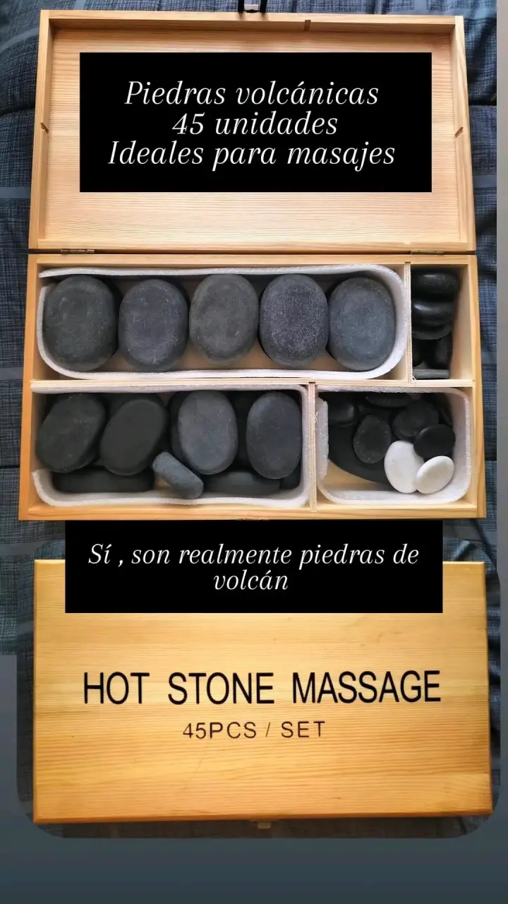 Calentador de piedras masaje y piedras volcánicas - 2