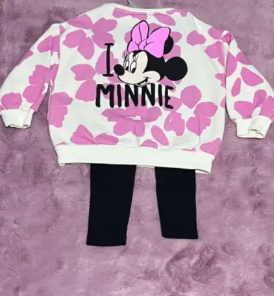 Conjunto Minnie rosado y negro ZARA - miniatura 2