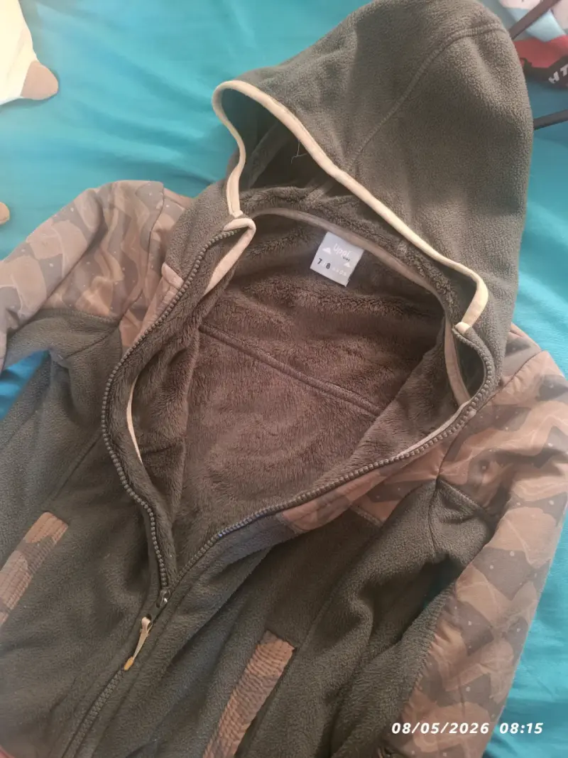 Chaqueta polar infantil Uppik cafe - 4