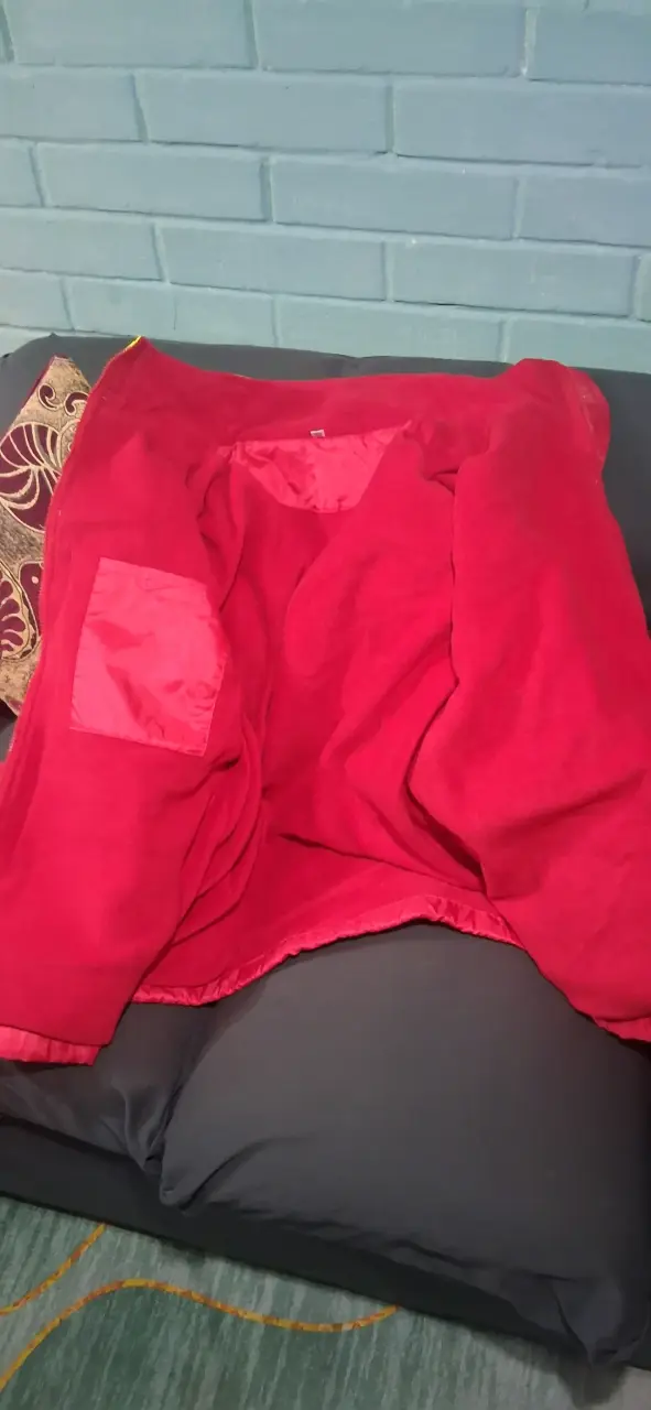 Chaqueta reflectante impermeable roja y amarilla - 2