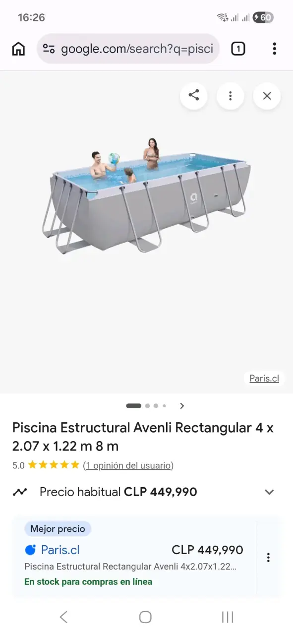 Piscina desmontable con escalera Avenli - 6