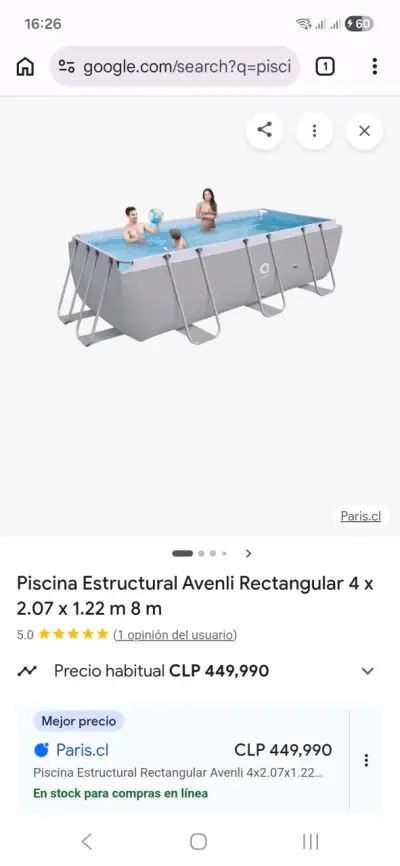 Piscina desmontable con escalera Avenli - miniatura 6