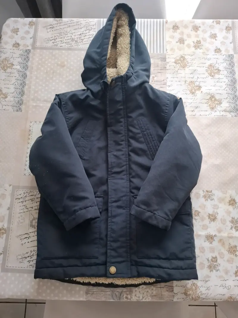 Parka acolchada para niño talla 4 - 2