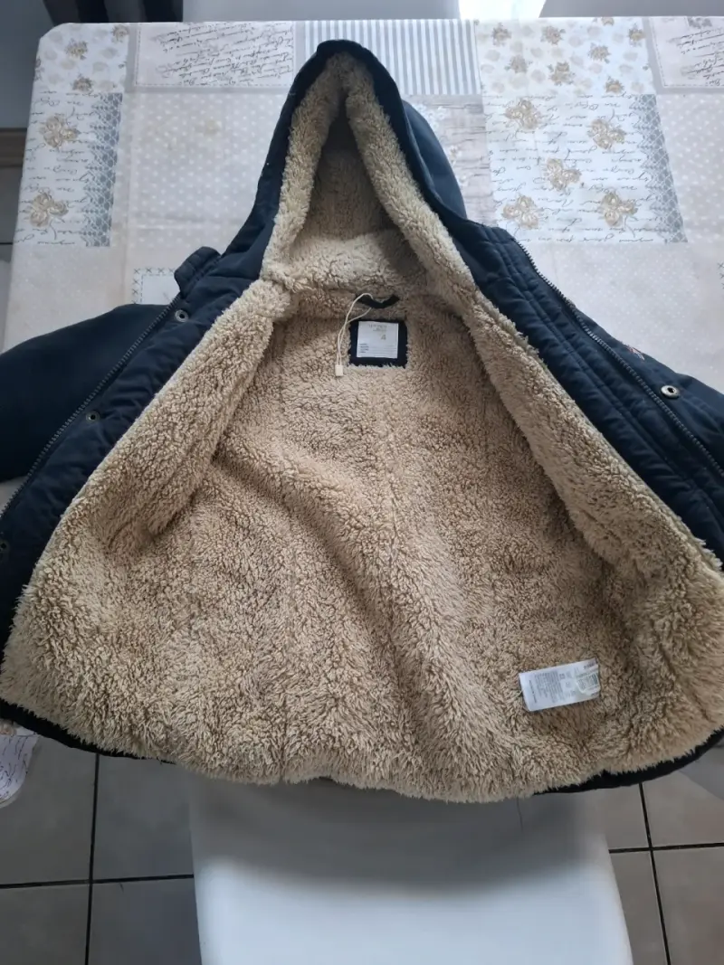 Parka acolchada para niño talla 4 - 3