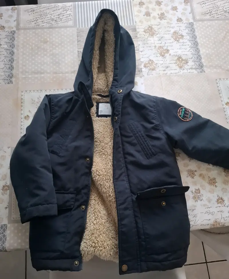 Parka acolchada para niño talla 4 - 4