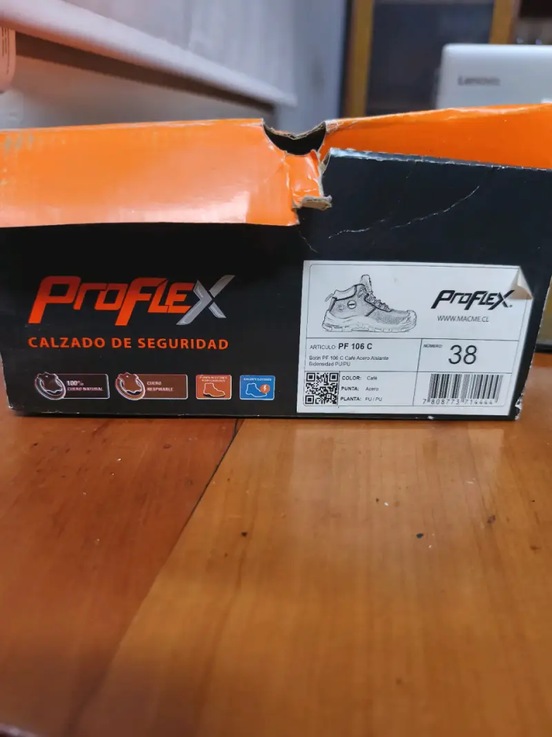 Botas de seguridad Proflex café - 2