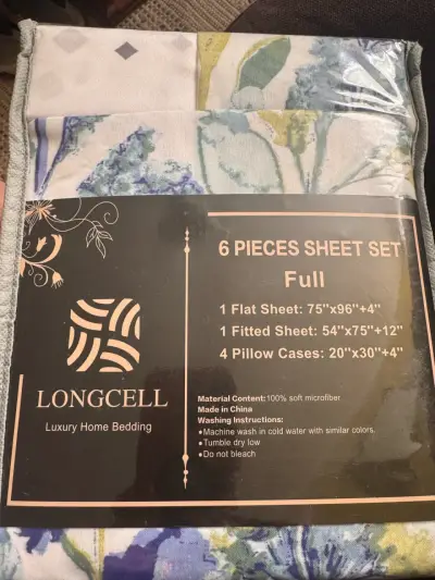Juego de sábanas Longcell 6 piezas - miniatura 4