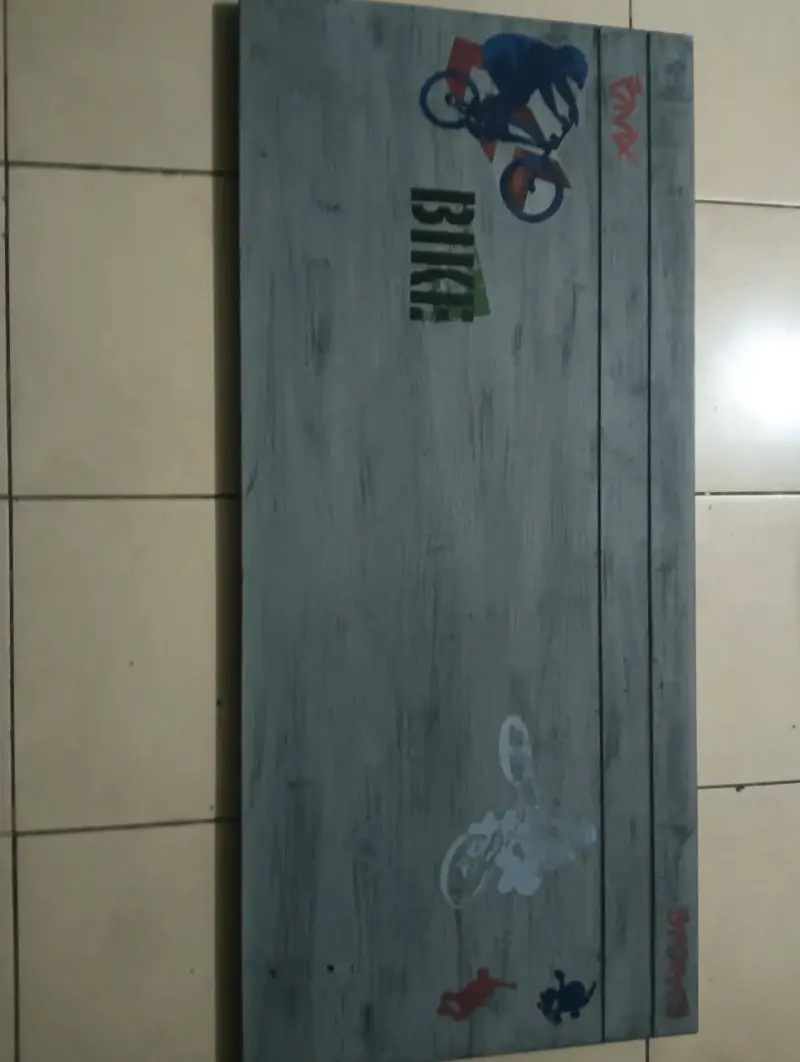 Se vende respaldo de cama plaza y media - 4