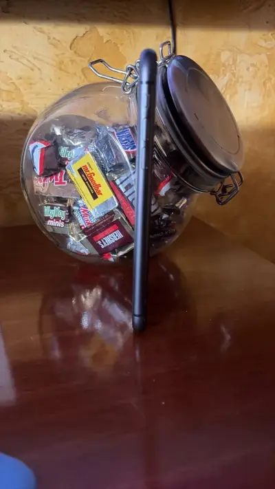 Smartphone azul - miniatura 4