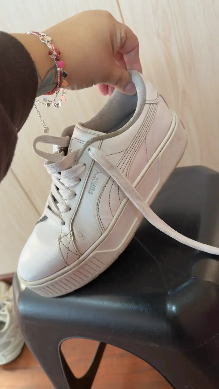 Zapatillas blancas deportivas puma - 3