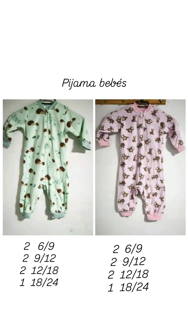 Pijama niña estampado perezosos - 5