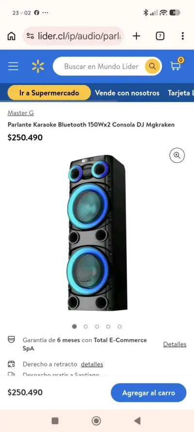 Parlante Karaoke Bluetooth lo compré hace tres mes - miniatura 2