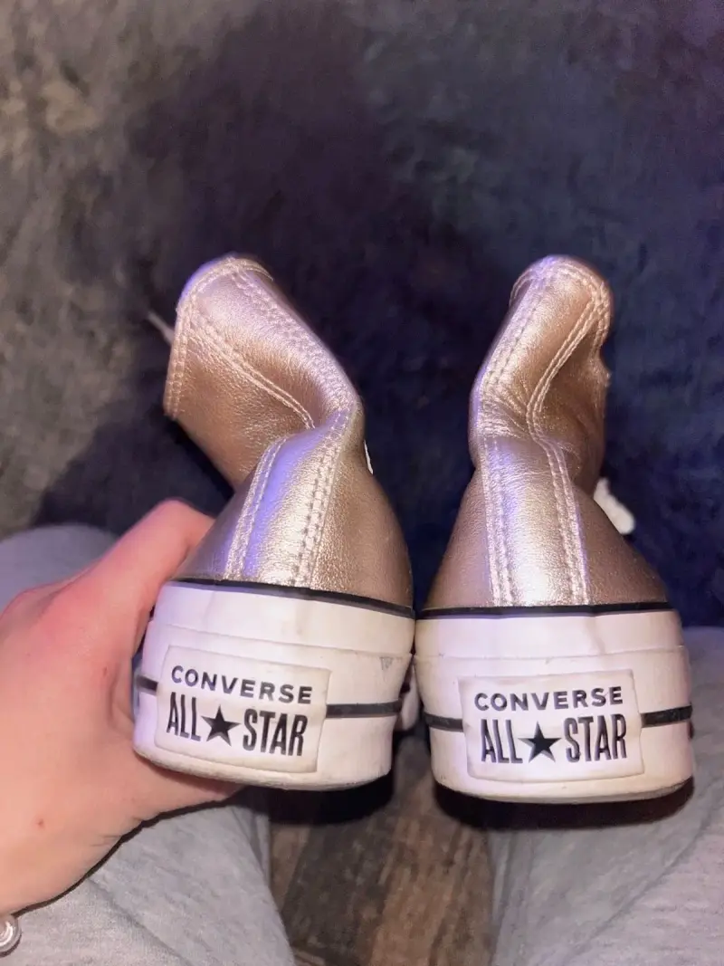 Zapatillas Converse plateadas - 2
