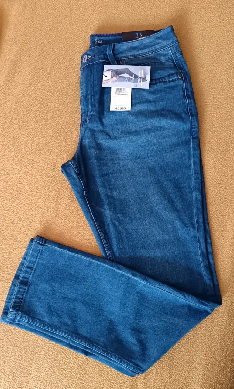 Jeans azul varón talla 44 - 2