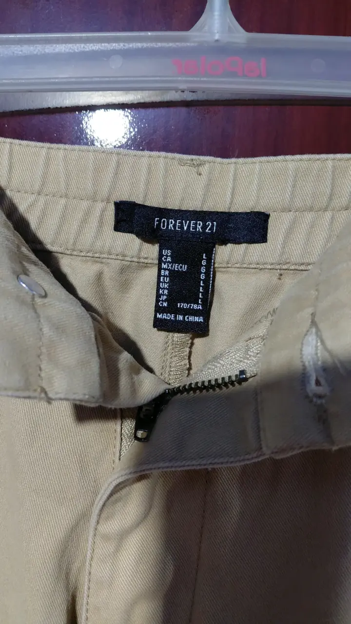 Pantalones cargo beige Forever21 - 3