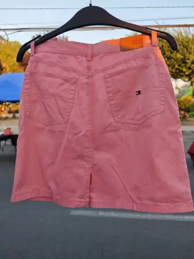 Falda rosada de mezclilla 40-42 d pantalon - miniatura 1