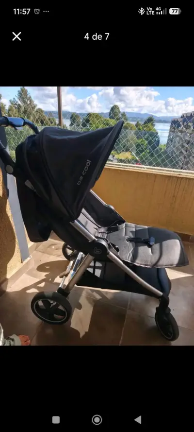Coche para bebé Be Cool negro - miniatura 1